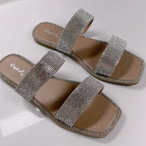 Rhinestone sandals